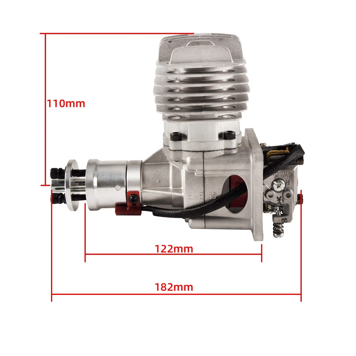 EME 35CC モデル飛行機用エンジン RC飛行機用 排気量1550RPM 空転速度エンジン