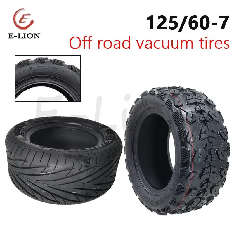 

13-дюймовые резиновые шины для шоссейных/внедорожных125/60-7 для электрического скутера Dualtron X DTX 13X5.00-7, аксессуары