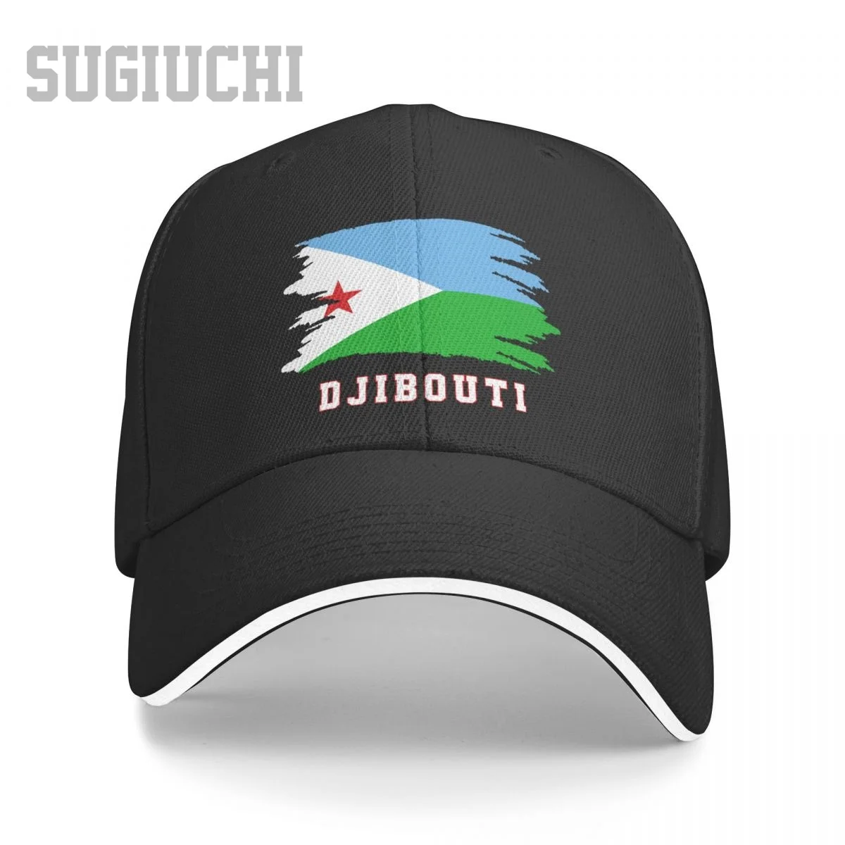 Unisex Sandwich Djibouti Flag Djiboutis Baseball Cap Men Women Hip Hop Caps Snapback Golf Hat Fishing