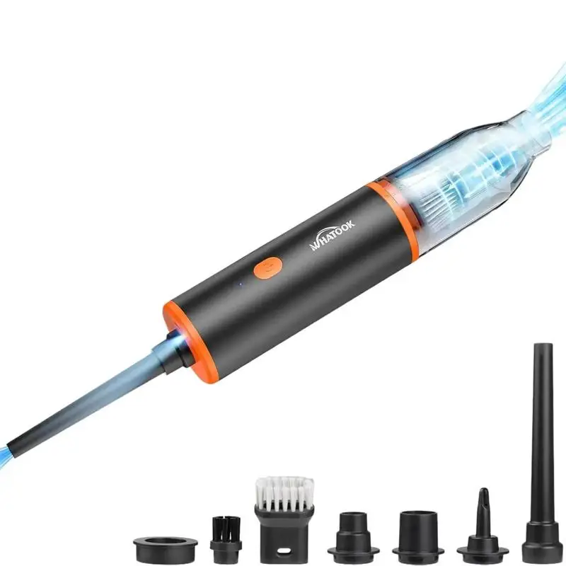 

Car Vacuum Cleaner Mini Handheld Auto Vacuum Cleaner 12000Pa Powerful Suction Blow & Vacuum 2 In1 For Home & Car & Office