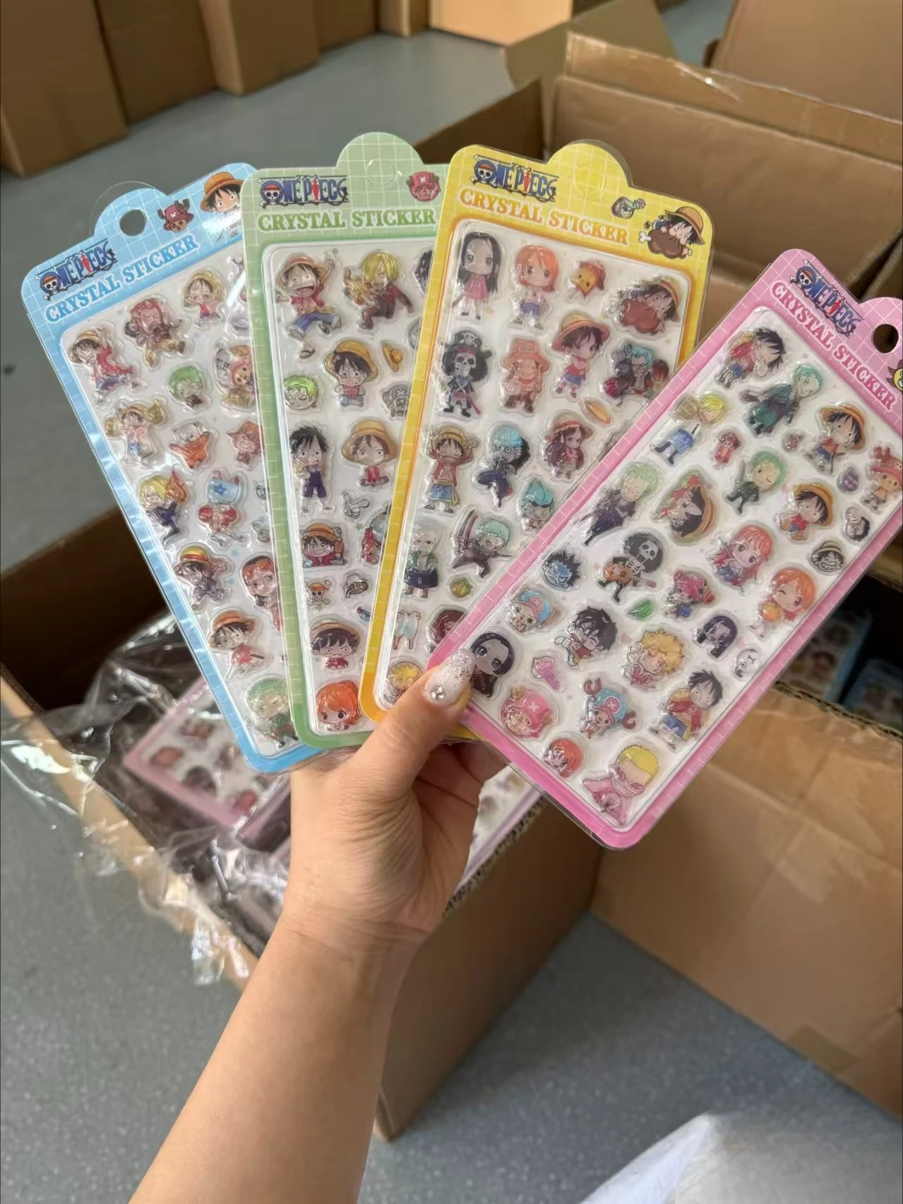 

2026 New Premium 3D Puffy Anime Sticker Pack, Waterproof Epoxy Decals for Laptops, Water Bottles, Phones, Scrapbooks & Gifts