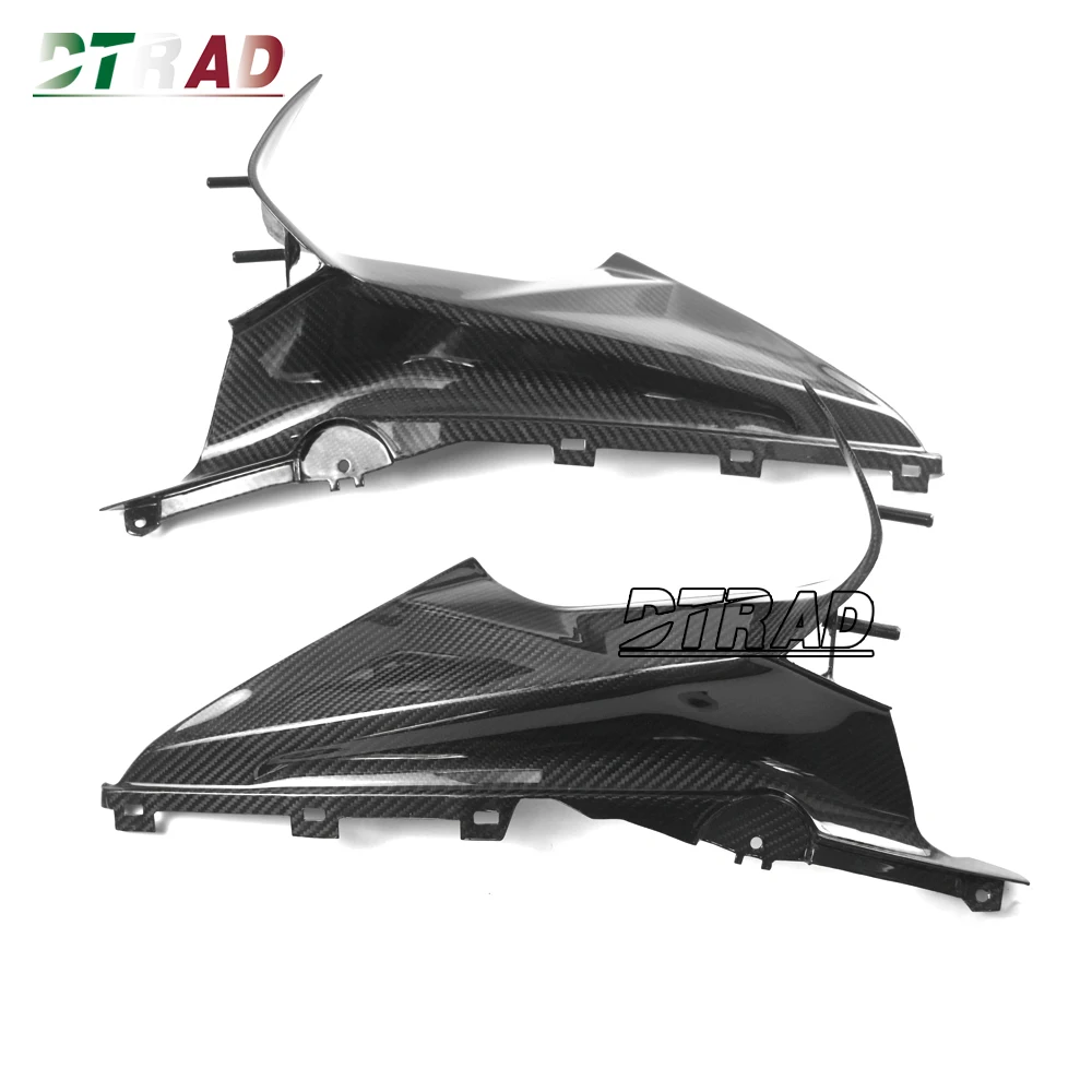 Motorcycle Real Carbon Fiber Upper Fairing Badge Holder For BMW S1000RR 2019-2023 2024 M1000RR 2021-2022 Dash Board Side Panels