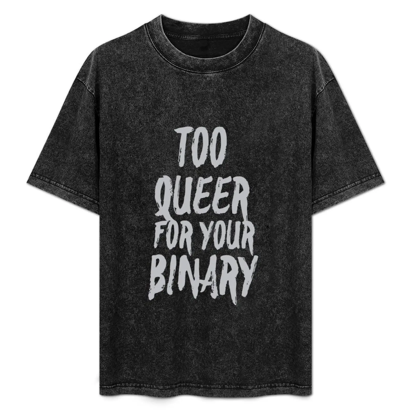 

Too Queer T-Shirt plus sizes boys animal print summer clothes vintage t shirt men