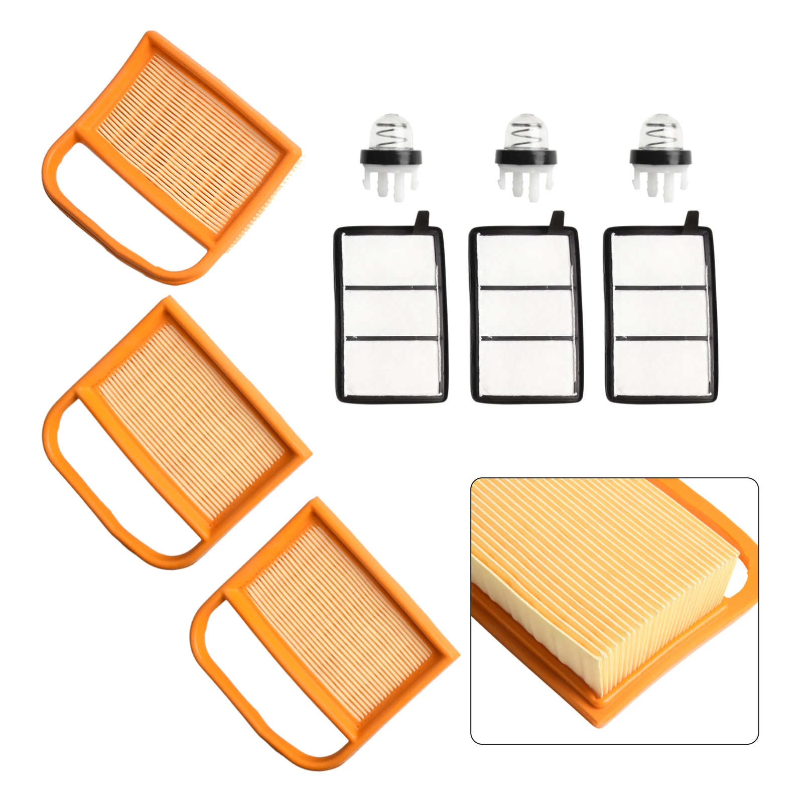 9 Piece Air Filter Kit Maintenance Kit Air Filter Kit Compatible With TS410 Enhanced Engine Airflow Improved Fuel Efficiency