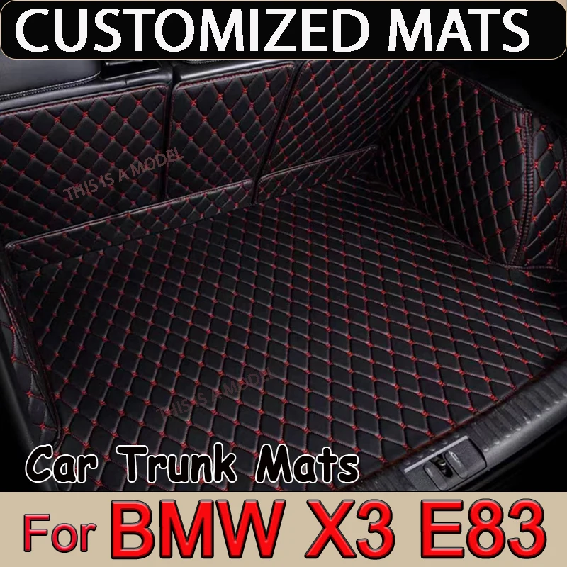 

Автомобильные коврики для BMW X3 E83 2005 2006 2007 2008 2009 2010, коврик для багажника автомобиля, ковер, аксессуары для интерьера