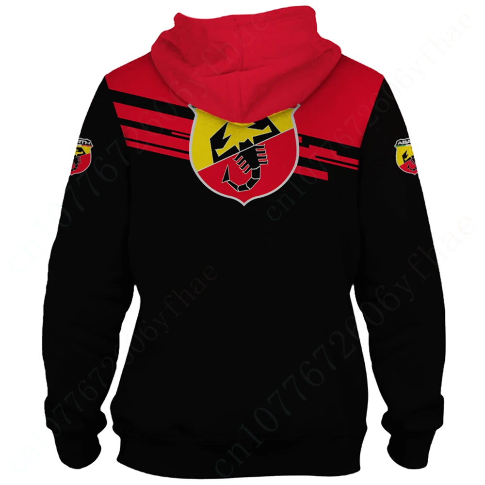 Abarth pakaian uniseks hoodie ritsleting Anime atasan kaus hoodie kasual Pullover untuk pria wanita hoodie cetak 3D Harajuku