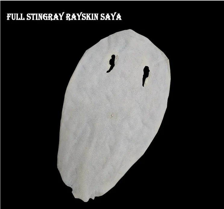 76 سنتيمتر ملفوفة بالكامل مع جلد السمكة اللؤلؤية كاتانا السيف سايا غمد غمد ث/قرن الجاموس مطعمة ث/الساجيو