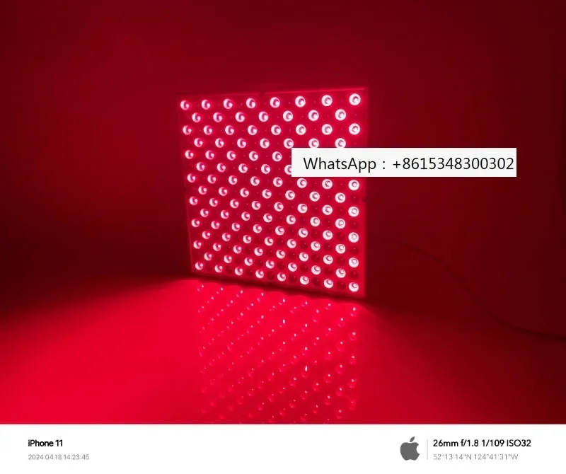 

Home use 225 LED red infrared light 660+850 Skin ca re Muscle relax and pain relief Red Light Therapy LED Therapy Light
