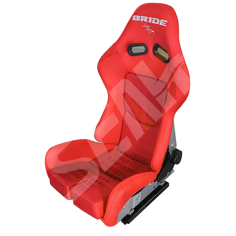 Modified Car Seats Bucket Racing Seat Universal Adjustable Red BRIDE Racing Seat