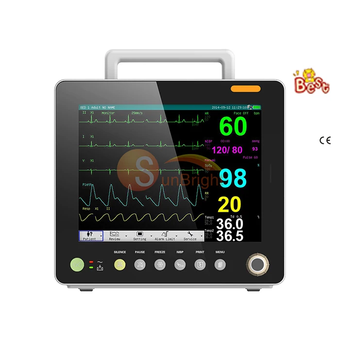 Medical Supplies Remote Patient Monitoring Devices Vet Multi Parameter Vital Signs Patient Monitor