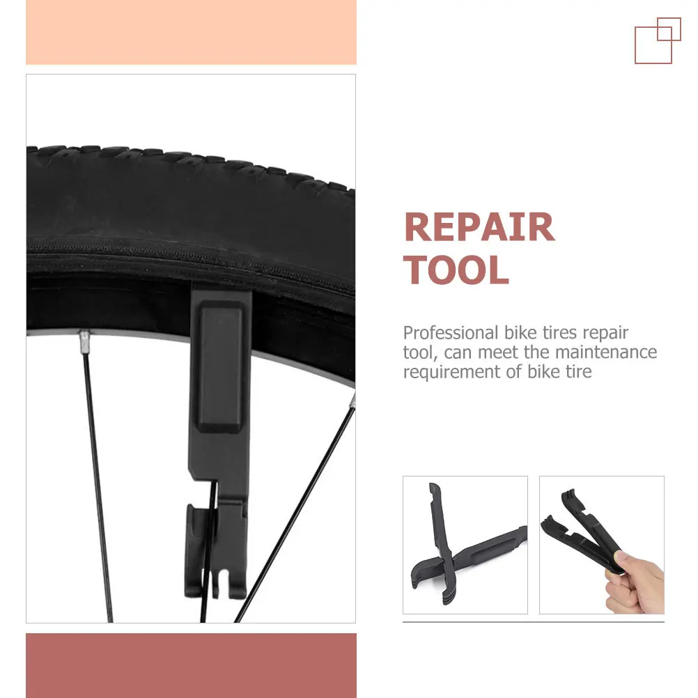 

2Pcs Bike Tire Lever Nylon Repair Tools Portable Tire Pry Bar for Mountain Road Bike Cycling Maintenance Accessories