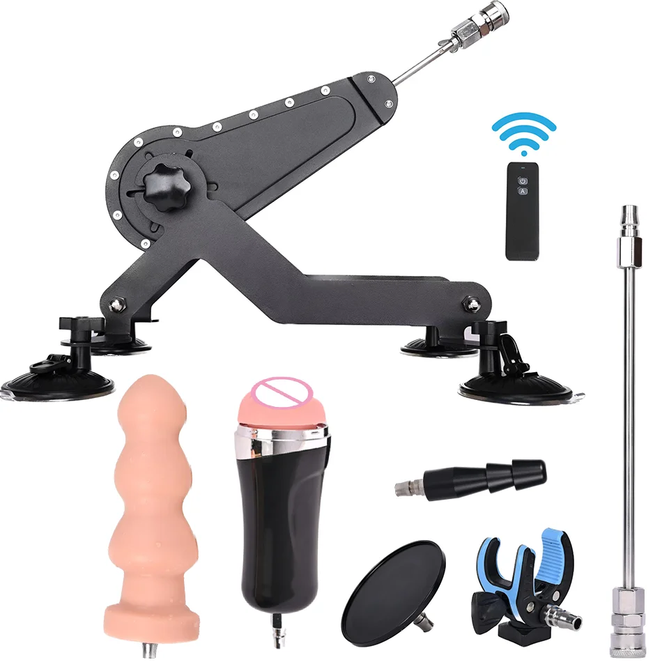 

ROUGH BEAST 522 Sex Machine for Women and Men 70W Power，Remote control Automatic Masturbation Machine with Attachments Mute