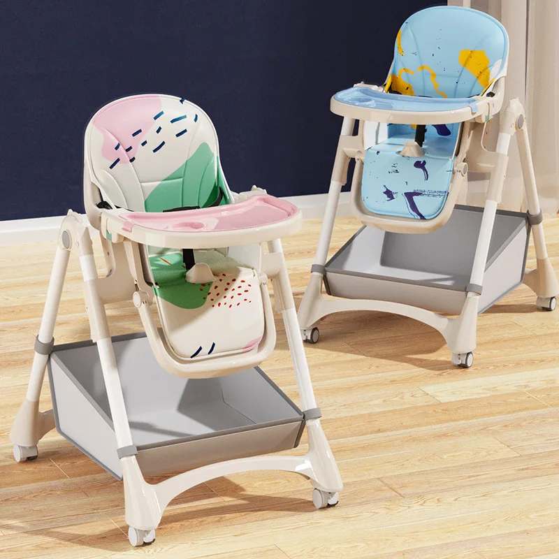 Silla de comedor plegable para bebé, asiento de mesa de comedor portátil para bebé, mesa de comedor multifuncional para niños