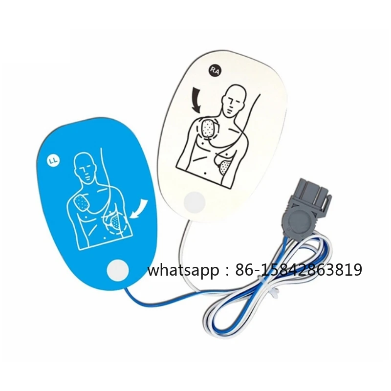 Mindray MR60 MR61 Disposable Pads Electrodes Adult/ Child for Medtronic, Comen, Compatible AED Pad Electrodes
