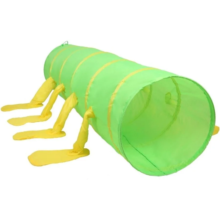 Big Mouth Caterpillar Tent 2pc Pop-up Children Play Tunnel Kids Discovery Station