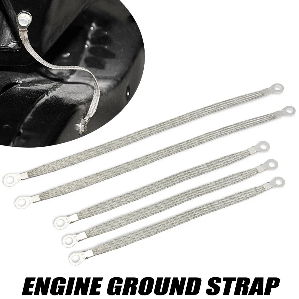 Automotive Tools Engine Ground Strap 10''X1/2''+13''X1/2'' 5Pcs For Ford For Truck/Car Grounding Cable Straps Set