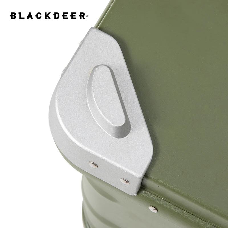 BLACKDEER 47L Aluminum Alloy Box Outdoor Camping Storage Box High-capacity Move House Travel Sundries Trunk Portable Case
