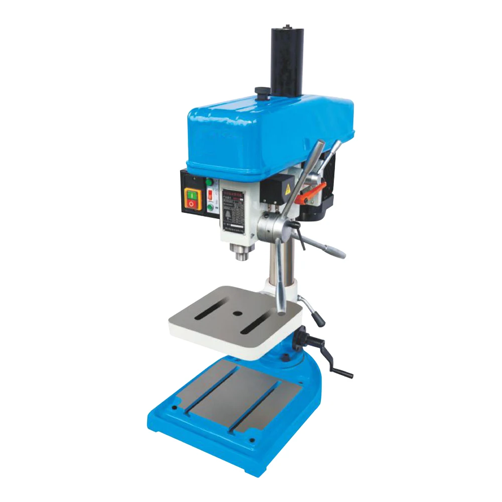 

Multi-Function Auto Bench Drill Press | Round Column Table Machine with Essential Motor and Pump Parts