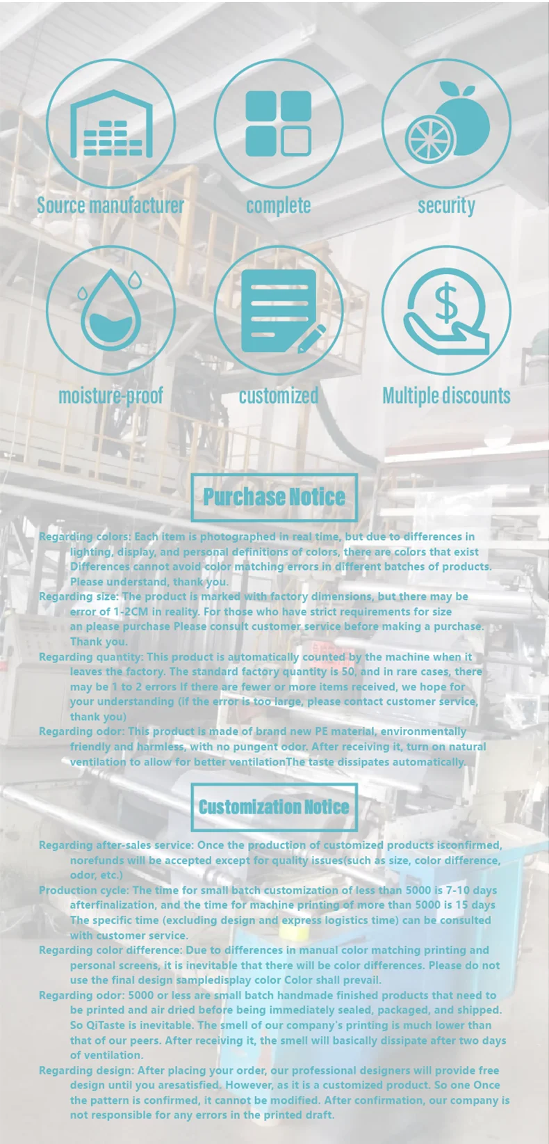 50 Stück Plastik-Einkaufstaschen für Bekleidungsgeschäfte, Verstärkte Geschenktüten, Verpackungstaschen, Unterstützung für individuelles Logo – Detail 5