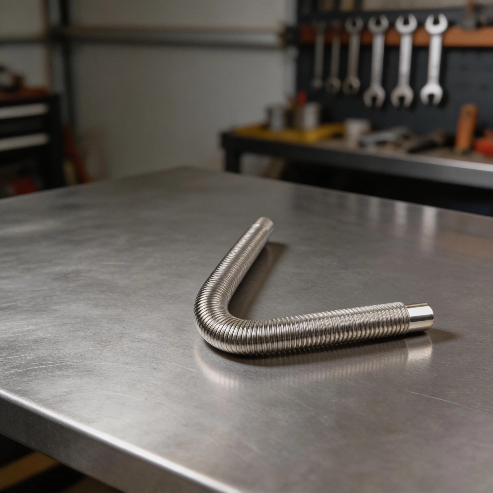 6x100CM Flexible Exhaust Pipe Made from Stainless Steel for Smokehouses and Fireplace Accessories with Leak Resistant Connection