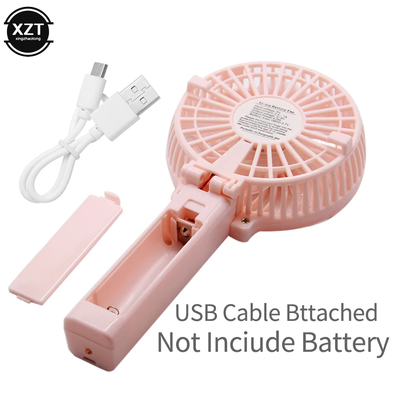 الصيف يده مروحة صغيرة مريحة طوي USB قابلة للشحن سطح المكتب في الهواء الطلق الرياح القوية متعددة المدى قابل للتعديل مروحة صغيرة