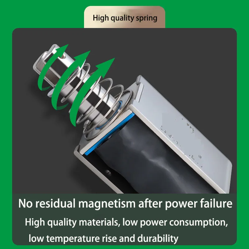 Elektromagnetyczny przełącznik liniowy typu push-pull, elektromagnes o otwartej ramie, siła trzymania 0,2-20N, skok 5-15mm, magnesy elektryczne DC 12V 24V