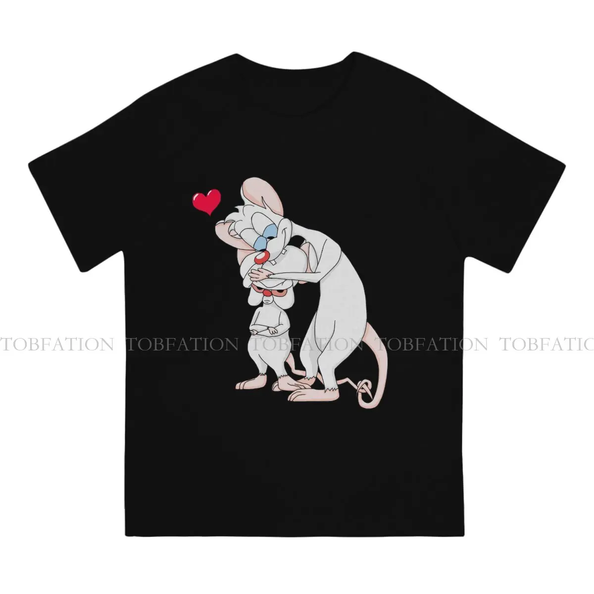Wallpaper Pinky and the Brain TV Tshirt Top Cotton Large Ofertas Men\'s Streetwear Graphic Men T shirt