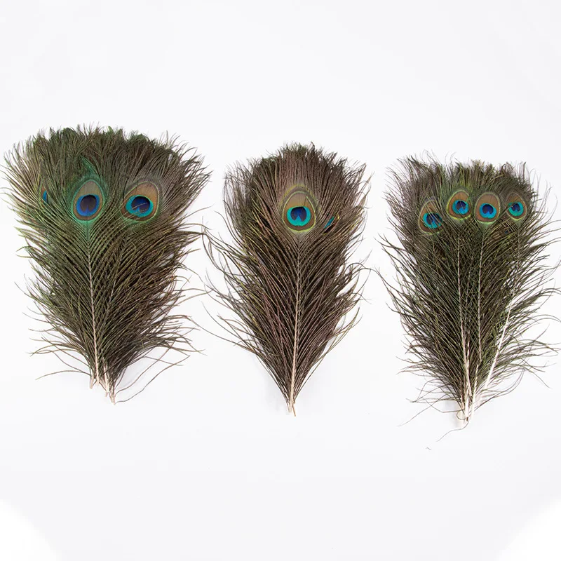 25-30 см павлиньи перья столовые центральные элементы большой/средний/маленький глаз павлины шлейф свадебная вечеринка украшения карнавальные аксессуары