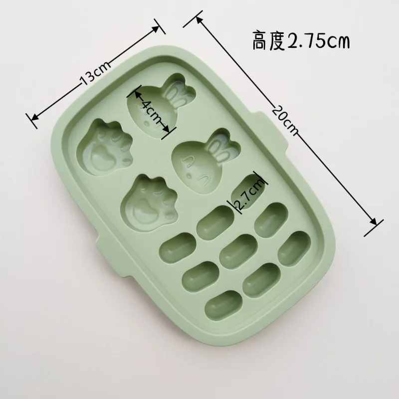 Stampo per salsicce fai-da-te a forma carina in silicone Stampo riutilizzabile per hot dog Stampi sicuri per integratori alimentari per bambini