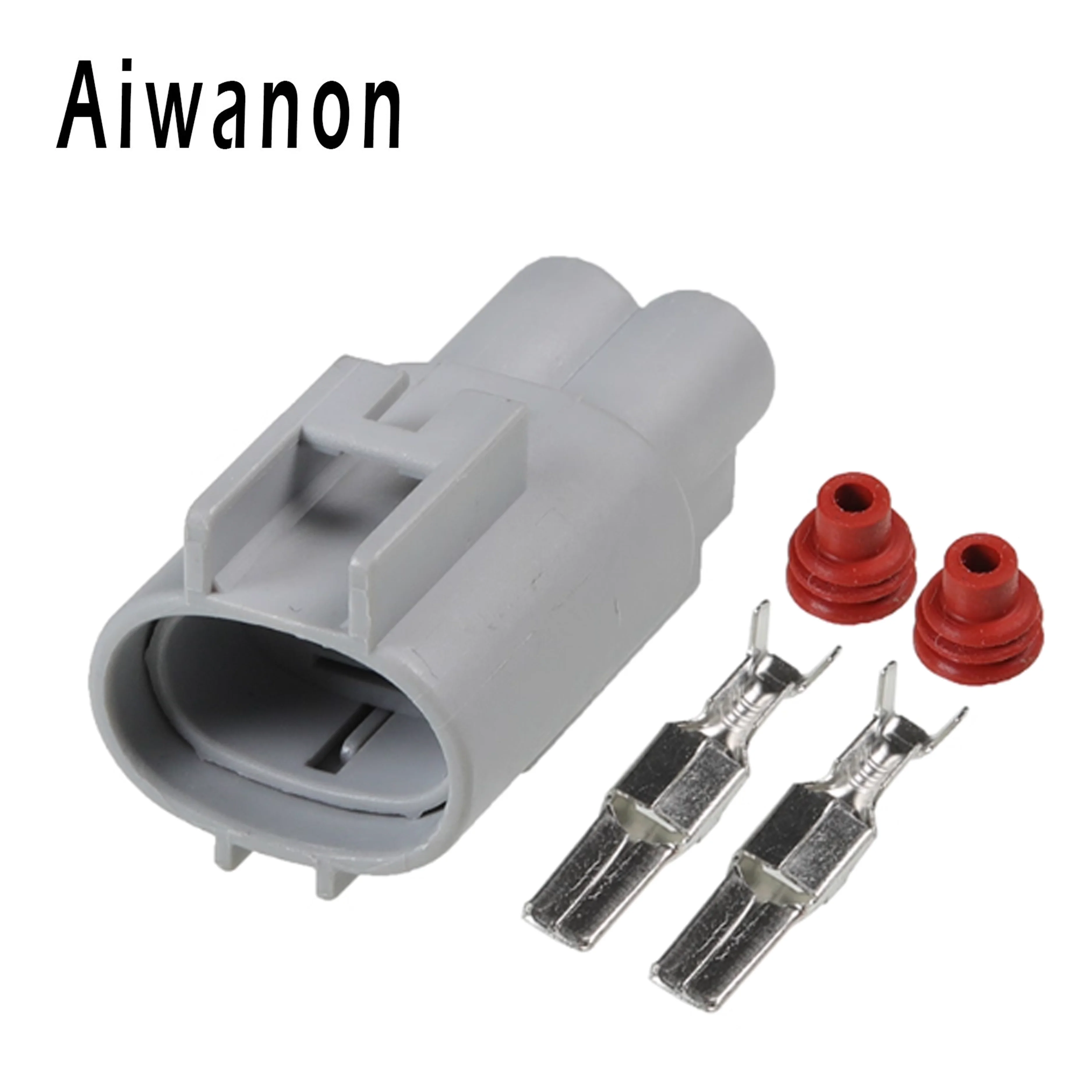 1 Set 2 Pin 4.8mm Car Fan Electrical Connector Waterproof Female Male Plug Series Socket 176146-6 176143-6 for Toyota Buick RAV4 - Image 3