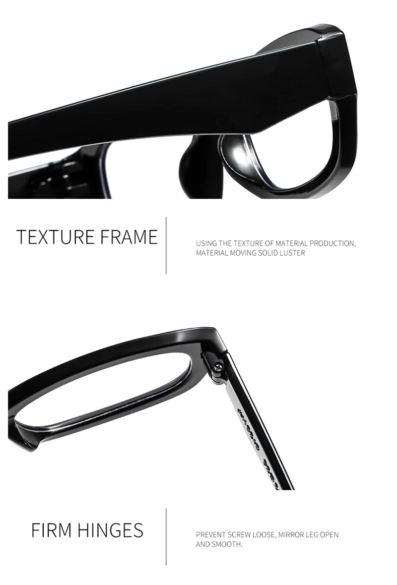 Modische kleine rechteckige photochrome Brille für Damen, klassische Farbwechselbrille, stilvolle tägliche dekorative Brille – Detail 14