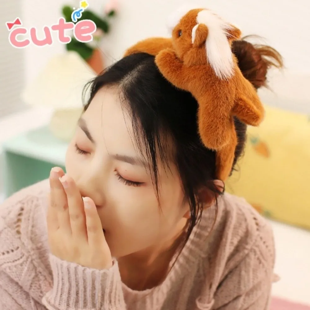 رائعة الكرتون الحصان الشعر هوب المهر التميمة 2026 السنة الجديدة عقال بلون السنة الجديدة خوذة فستان السنة الجديدة #4