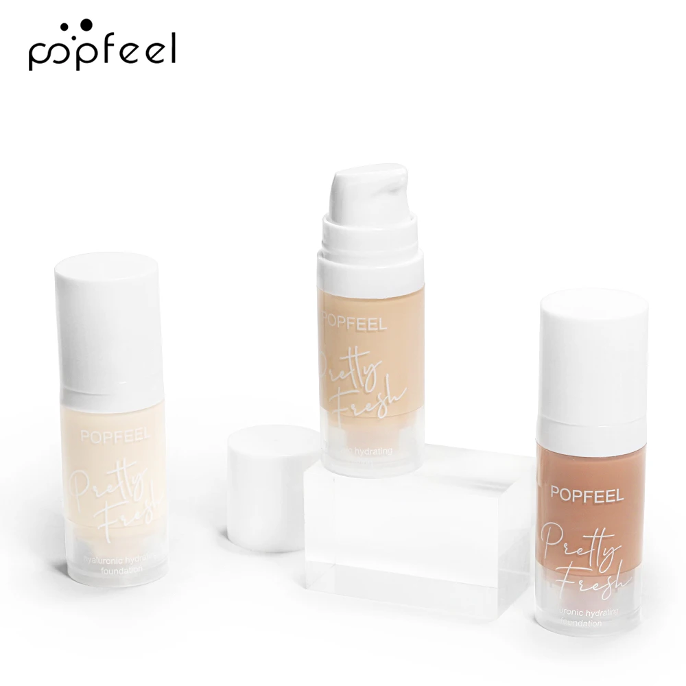 POPFEEL FF The new Concealer Matte Foundation Fluid Flawless Concealer Invisible Pore Natural Hydrating Foundation