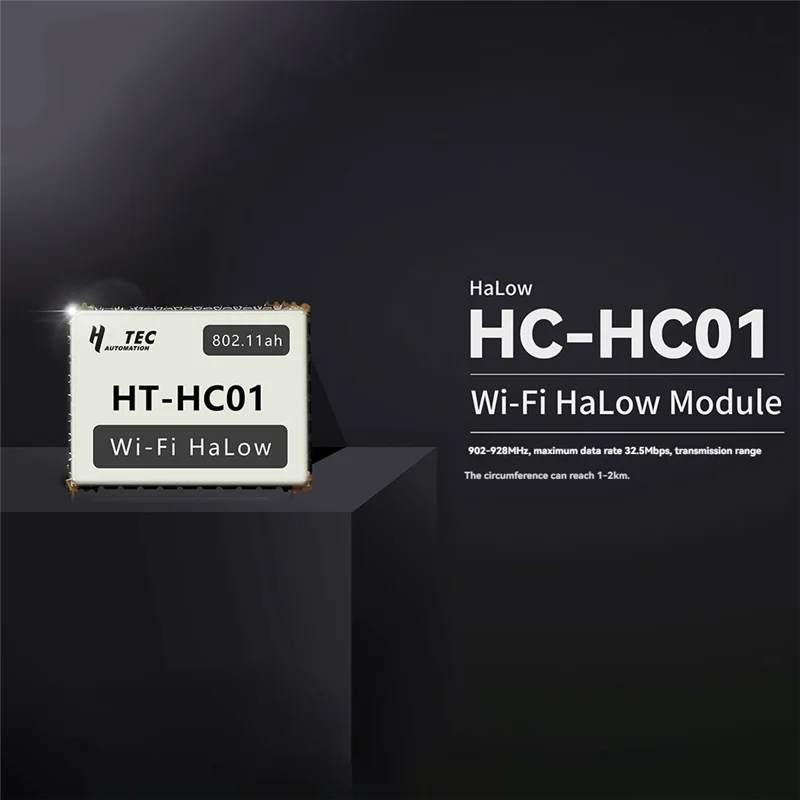

Лучший выбор HC01 Модуль Wi-Fi Halow 902-928 МГц 32,5 Мбит/с 1-2 км Высокоскоростная передача данных на большие расстояния Беспроводной доступ Iot