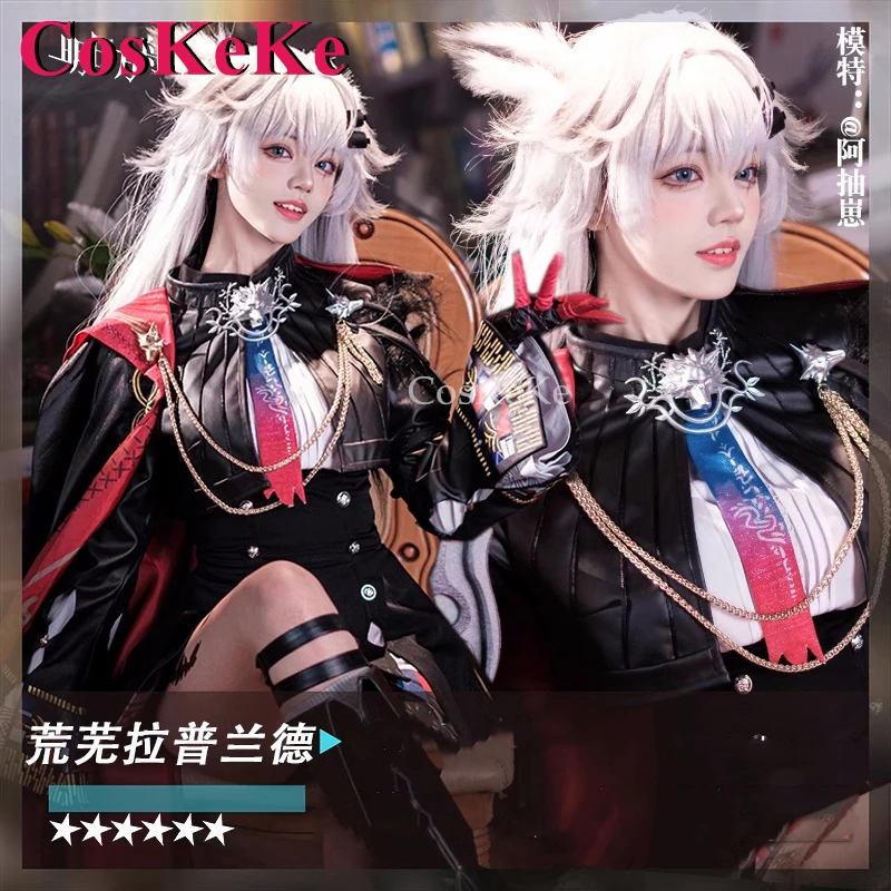 CosKeKe Lappland The Decadenza Cosplay Game Arknights Costume Fashion Sweet Unifrom Dress Activity Party Role Play Clothing Ne