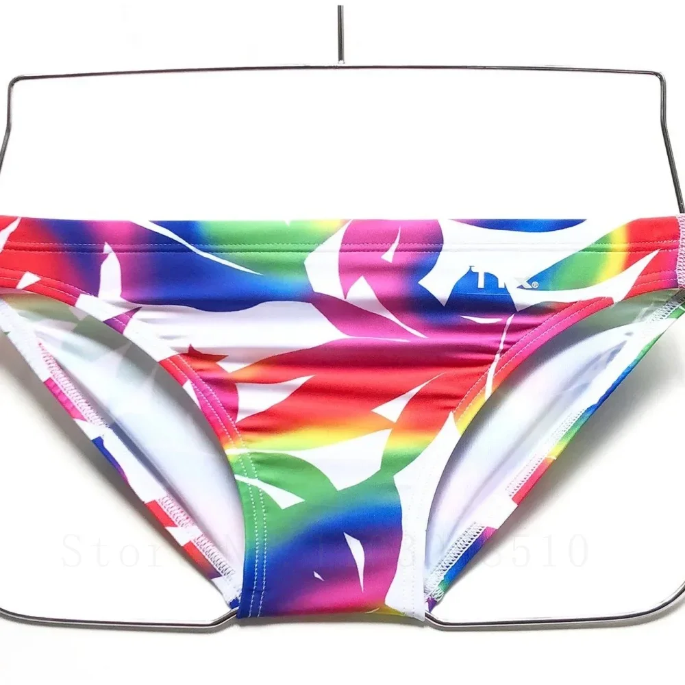 Men's Swimming Training Briefs Swimsuits 2026, Quick Dry Colorful Design,summer for Professional Training and Competitive Sports