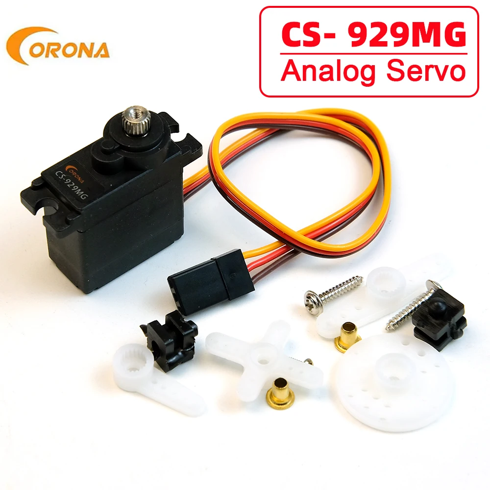 1 / 2 / 4 個 RC サーボコロナ CS-929MG CS929MG 13.5 グラムメタルギアシミュレートステアリングサーボ RC モデル飛行機ヘリコプター用