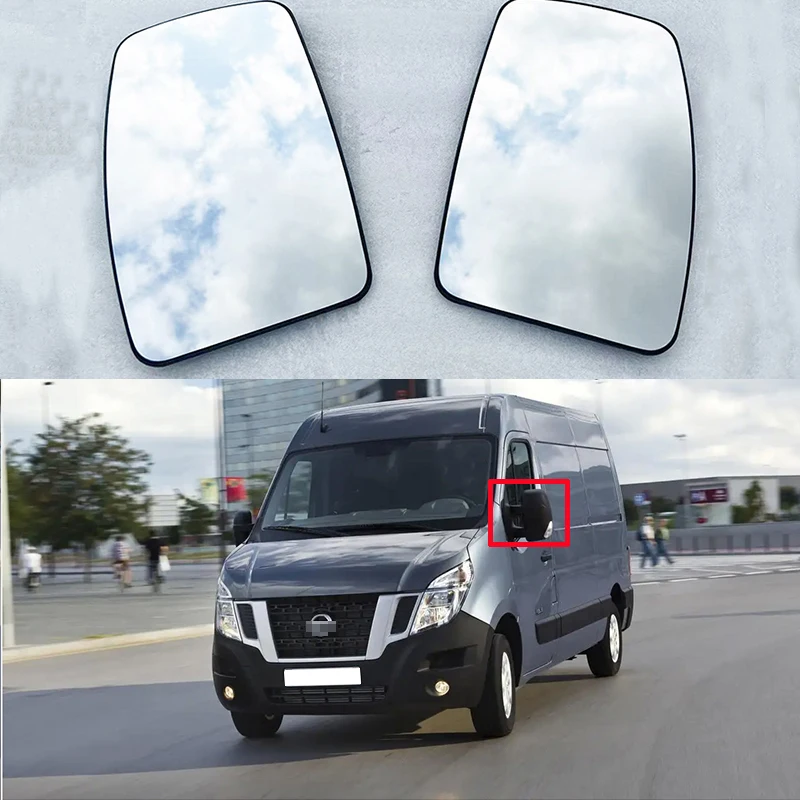 Vetro specchietto laterale automatico riscaldato per Renault Master 10-18 retrovisore sinistro