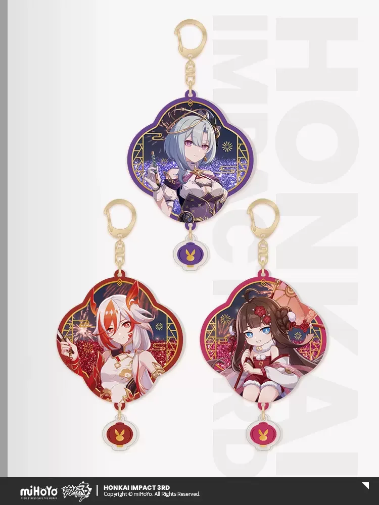 Sunsyea Honkai Impact 3rd Official Merch miHoYo Original Authentic JNSJ Series Quicksand Pendant Fu Hua Griseo Book of Fuxi