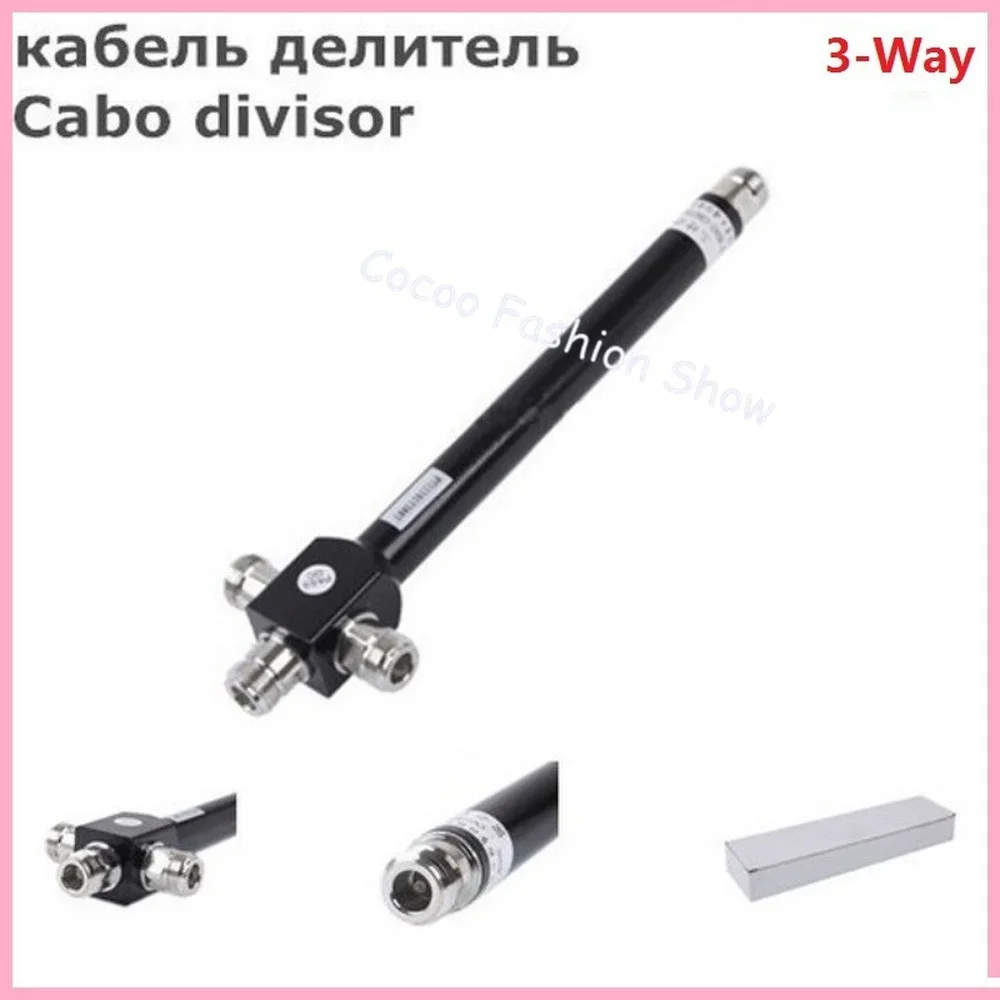 

ZQTMAX 3 Way Microstrip power splitter 800-2700mhz for signal booster repeater amplifier Walkie talkie communication antenna