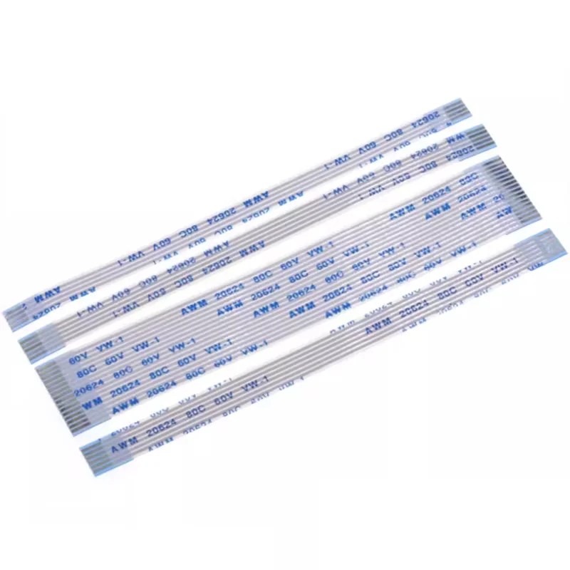 10PCS FFC FPC AWM 20624 80C 60V VW-1 Flat Flexible Cable 1.0MM 4P 5 6 7 8 9 10 11 12 14 16 18 20 22 24 26 28 30 32 34 36 40Pin