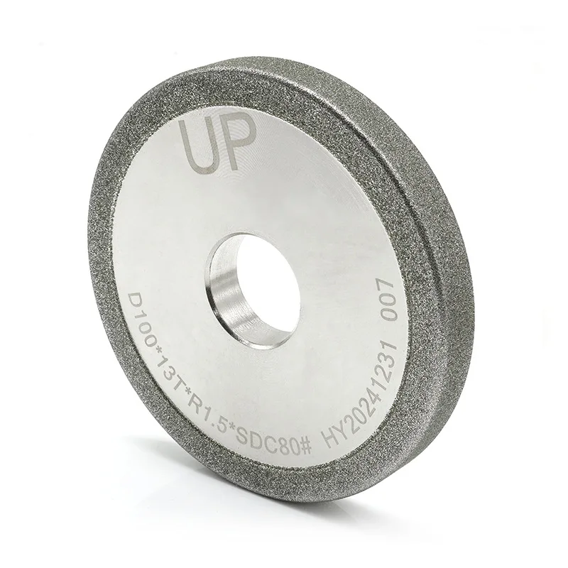 

SDC 80 Grit Electroplated Diamond Abrasive Wheel Suitable for Complex Shape, Dry and Wet Available Metal Binder