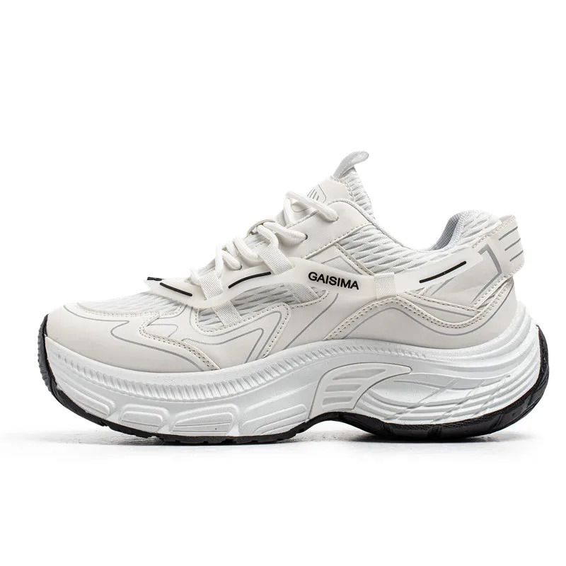 

VIPOL 2025 новые высококачественные нишевые туфли для папы на толстой подошве, модная обувь, повседневная обувь и мужская обувь