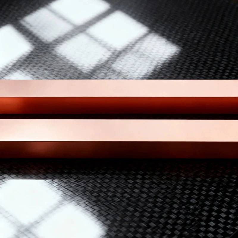 Pure Red Copper T2 Purple Plate Flat Strip Bar Customized Cutting Processing