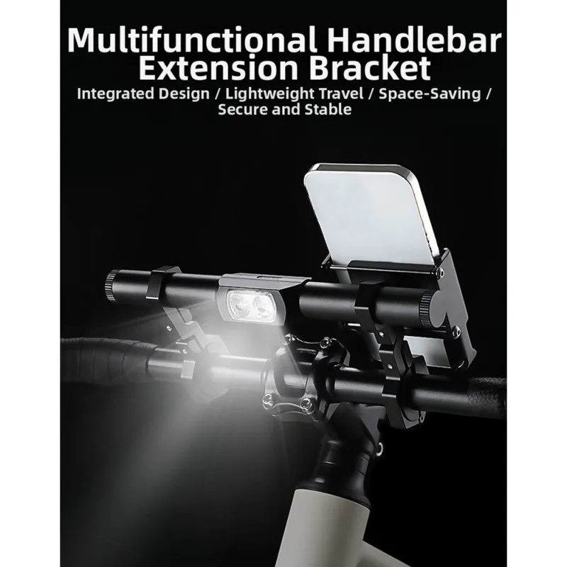 

Navigation Assistance Bicycle Handlebar Mount 400 Lumens Lighting Detachable Battery Design Easy Battery Replacement