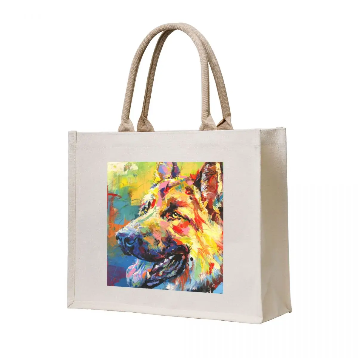 

German Shepherd Tote Bag Handbags women Canvas bag for women tote bag men's Beach