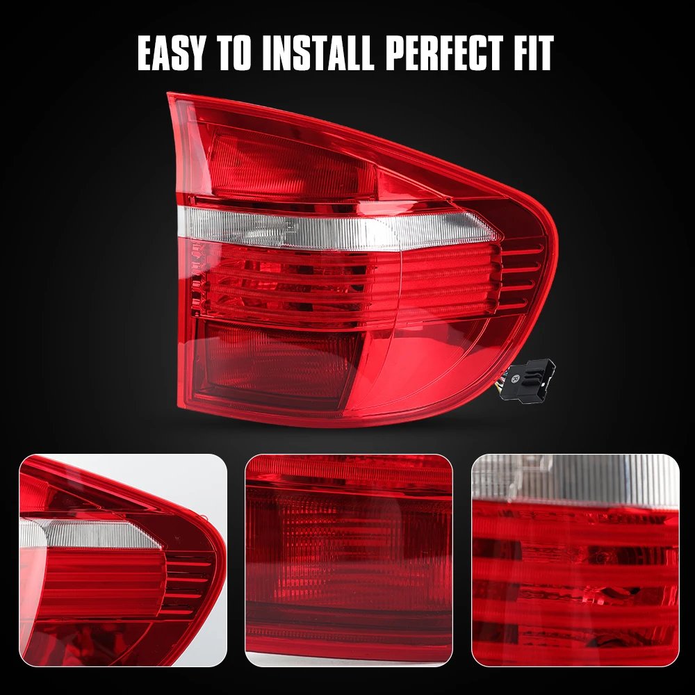 1 PC Outer Left/Right Tail Light for BMW X5 E70 2007-2010 Rear Light Brake Lamp Turn Signal Lamp Driving Lamp