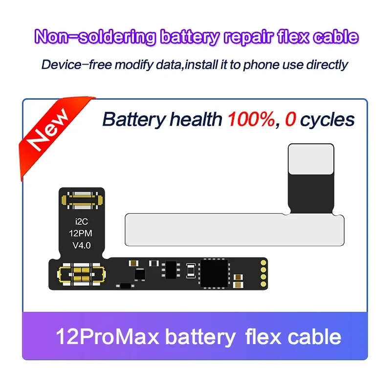I2C สายเฟล็กซ์สำหรับ iPhone 15 14 13 12 11 PRO MAX I6S I2c BR-13 KC01 KC02S แท็ก KC03บนสายเคเบิล