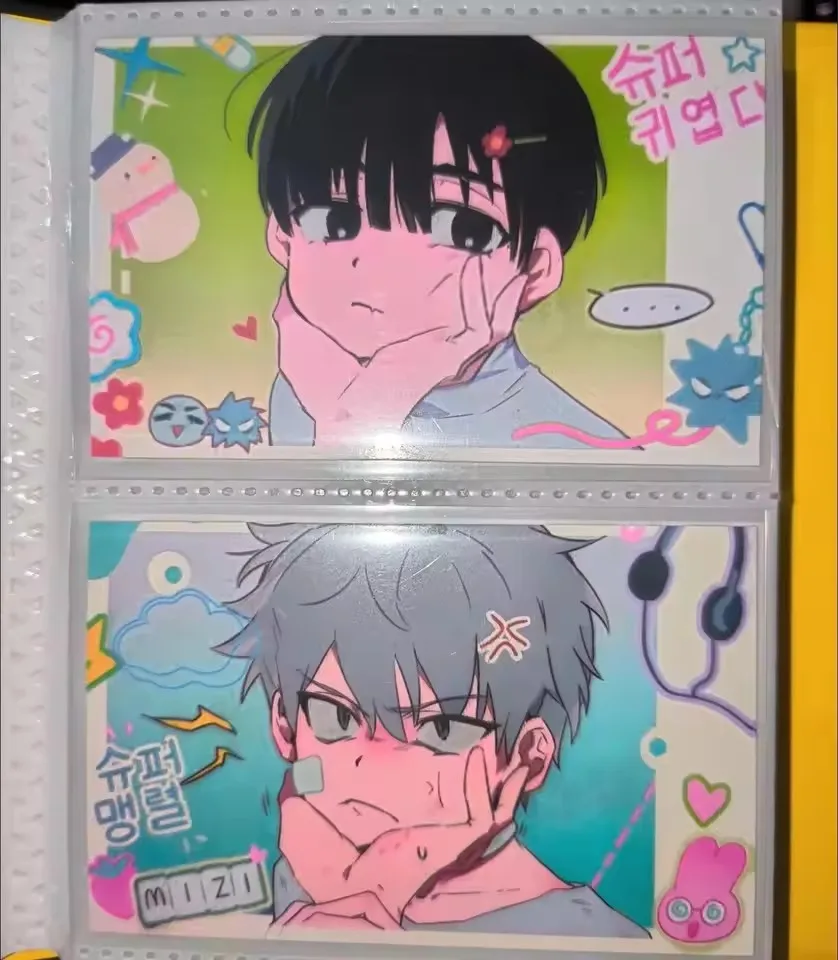 4 개/대 외계인 무대 애니메이션 사진 카드 Till Ivan 작은 카드 3 인치 어린이 편지지 학생 메시지 컬렉션 카드 선물 ﻿