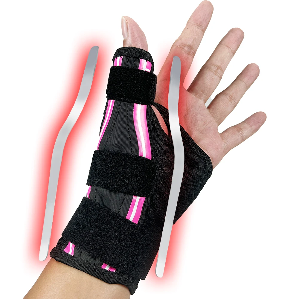 1/2 قطعة دعامة المعصم ومثبت الإبهام، نفق الرسغ، التهاب غمد الوتر، التهاب الأوتار، التهاب المفاصل، جبيرة الإبهام لتخفيف الآلام، النساء والرجال #2